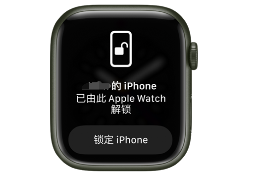 曹县苹果手机维修分享用 AppleWatch 解锁配备面容 ID 的 iPhone方法 